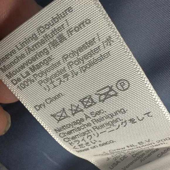 Madewell Alexa Chung Oversized Blazer Women's Size 12 Blue Gray Pinstripe NWT - Picture 11 of 13